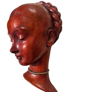 Handarbeit Handiwork, Achatit Wall Mask, Made in Germany, Vintage